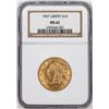 Image 1 : 1907 $10 Liberty Head Eagle Gold Coin NGC MS62