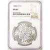 Image 1 : 1884-O $1 Morgan Silver Dollar Coin NGC MS62