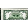 Image 1 : 1950A $5 Federal Reserve Note Chicago Misaligned Back Print Error