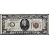 Image 1 : 1934A $20 Hawaii WWII Emergency Issue Federal Reserve Note