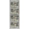 Image 1 : Uncut Sheet of (4) State of Louisiana Baby Bond Obsolete Notes