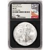 Image 1 : 2020 $1 American Silver Eagle Coin NGC MS70 First Day of Issue Mercanti Signature
