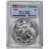 Image 1 : 1999 $1 American Silver Eagle Coin PCGS MS68 First Strikes