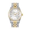 Image 2 : Rolex Mens Two Tone Diamond Datejust Wristwatch With Rolex Box