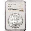 Image 1 : 2015 $1 American Silver Eagle Coin NGC MS70