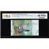 Image 1 : 2014 Kuwait 1/2 Dinar Note Pick# 30a PCGS Superb Gem Uncirculated 68PPQ