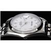 Image 4 : Rolex Men's Stainless Steel White Roman Datejust Wristwatch