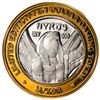 Image 1 : .999 Silver Luxor Las Vegas, Nevada $10 Casino Limited Edition Gaming Token