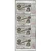 Image 1 : Uncut Sheet of (4) State of Louisiana Baby Bond Obsolete Notes