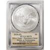 Image 2 : 2020-(P) $1 American Silver Eagle Coin PCGS MS70 Emergency Issue FDOI Philadelphia