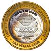 Image 1 : .999 Fine Silver Las Vegas Club Las Vegas, NV $10 Limited Edition Gaming Token