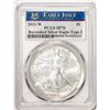 Image 1 : 2021-W Type 2 $1 Burnished American Silver Eagle Coin PCGS SP70 Early Issue