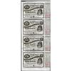 Image 1 : Uncut Sheet of (4) State of Louisiana Baby Bond Obsolete Notes