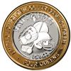 Image 1 : .999 Silver Four Queens Casino Hotel Las Vegas $10 Limited Edition Gaming Token