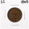 Image 1 : 1865 Two Cent Piece Coin