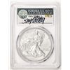 Image 1 : 2020-W $1 Burnished American Silver Eagle Coin PCGS SP70 Gary Whitley Signature