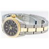 Image 7 : Rolex Ladies Two Tone Black Index Datejust Wristwatch