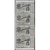 Image 1 : Uncut Sheet of (4) State of Louisiana Baby Bond Obsolete Notes