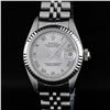 Image 1 : Rolex Ladies Stainless Steel Slate Grey Roman Datejust Wristwatch