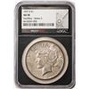 Image 1 : 1927-S $1 Peace Silver Dollar Coin NGC AU50 Vaultbox Series 3