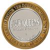 Image 2 : .999 Silver Four Queens Casino Hotel Las Vegas $10 Limited Edition Gaming Token
