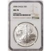 Image 1 : 2006 $1 American Silver Eagle Coin NGC MS70