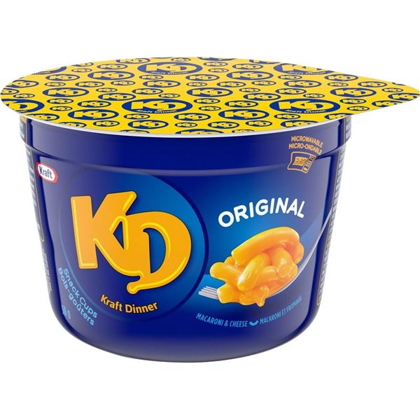 NEW CASE OF 24 KRAFT DINNER CUPS
