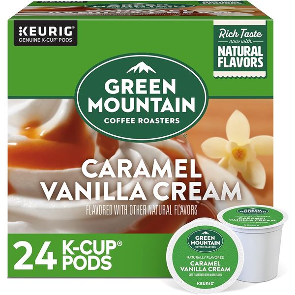 NEW KEURIG GREEN MOUNTAIN CARAMEL VANILLA CREAM