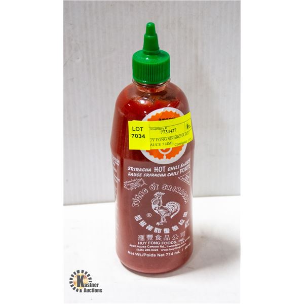 NEW HUY FONG SIRARCHA HOT CHILI SAUCE 714ML