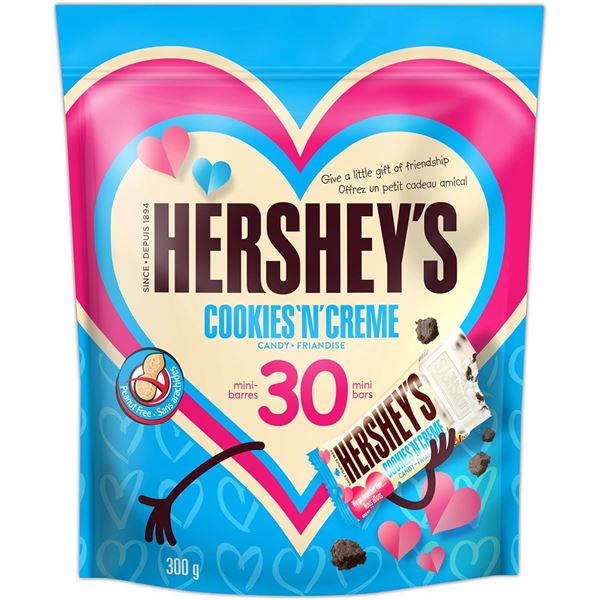 NEW BAG OF HERSHEY'S COOKIES'N'CREME MINI BARS