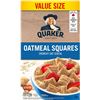 Image 1 : 7 BOXES QUAKER OATMEAL SQUARES CRUNCHY OAT CEREAL
