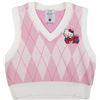 Image 1 : NEW BIOWORLD HELLO KITTY WOMENS XL PINK ARGYLE