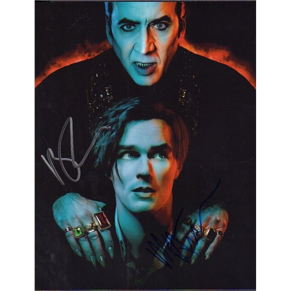 Nicolas Cage/Nicholas Hoult signed photo