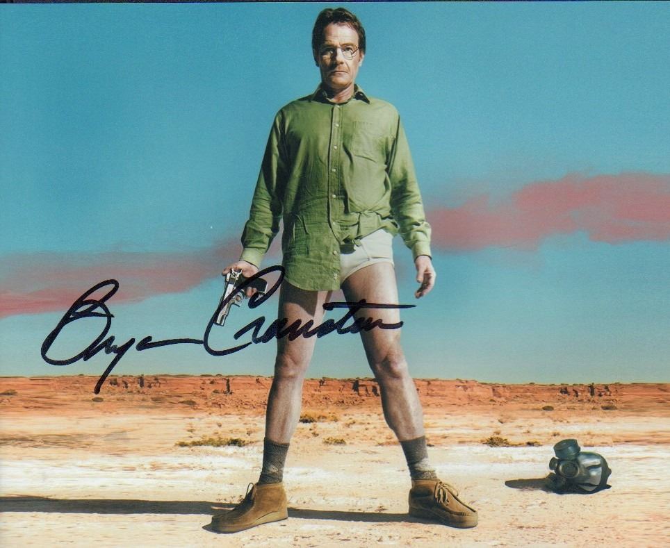 Bryan Cranston signed photo Breaking Bad