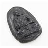 Image 1 : #12-NATURAL BLACK OBSIDIAN BUDDHA PENDANT