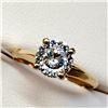Image 1 : BZ1754-49 10K MOISSANITE(1CT) RING