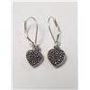 Image 1 : BZ1754-23 SILVER MARCASITE EARRINGS