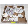 Image 1 : PIECES OF PORCELAIN MINATURE TEA  SETS