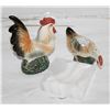 Image 1 : VINTAGE ROOSTER SALT & PEPPER SHAKERS, CALCITE