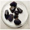 Image 1 : 15)  LOT OF 20 CT OF NATURAL ROUGH BLUE Sapphire