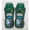 Image 1 : 2-PACK IRISH SPRING 5-IN-1 SHAMPOO, CONDITIONER,