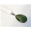 Image 1 : 26 INCH NECKLACE WITH GEMSTONE PENDANT