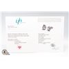 Image 2 : #867-1.00 CT TW EARRINGS WITH 18 CUBIC ZIRCONIA SE