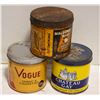 Image 1 : THREE VINTAGE TOBACCO TINS