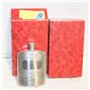 Image 1 : LOT OF 2 NEW IN BOX PEWTER FLASKS