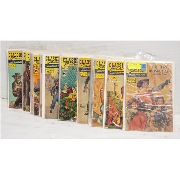 27 CLASSICS ILLUSTRATED COMICS