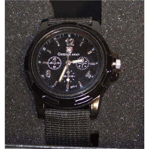 Genius Army NEW GENIUS ARMY WATCH BLACK ON BLACK