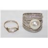 Image 1 : PEARL RINGS 12.7GRAMS