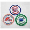 Image 1 : VINTAGE HOCKEY PATCHES HABS NORDIQUES CANUCKS