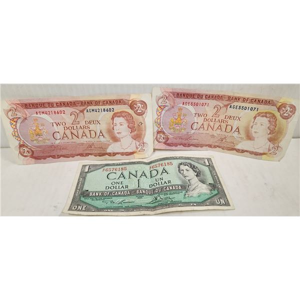1954 DOLLAR BILL PLUS 2 1974 2 DOLLAR BILLS 1954 DOLLAR BILL PLUS 2 1974 2 DOLLAR BILLS